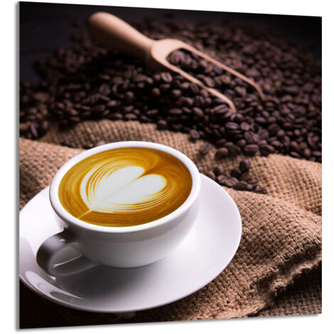 PANEL DE VIDRIO PARA COCINA 60x65 Café