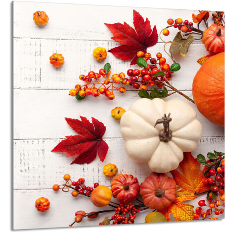 PANEL DE VIDRIO PARA COCINA 60x65 Calabaza