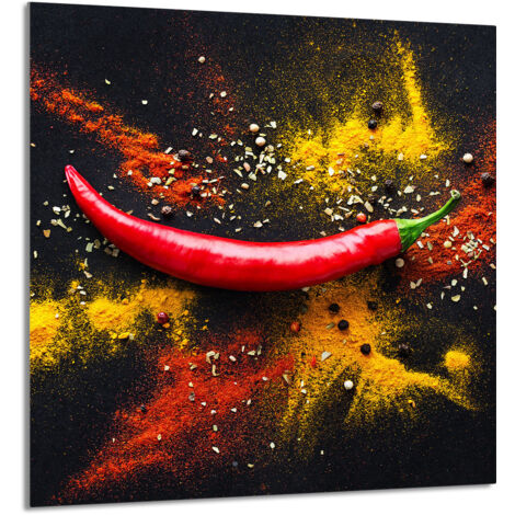 PANEL DE VIDRIO PARA COCINA 60x65 Chilli