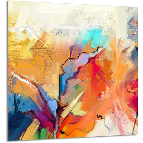 PANEL DE VIDRIO PARA COCINA 60x65 Colorido