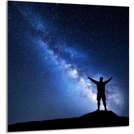 PANEL DE VIDRIO PARA COCINA 60x65 Estrellas