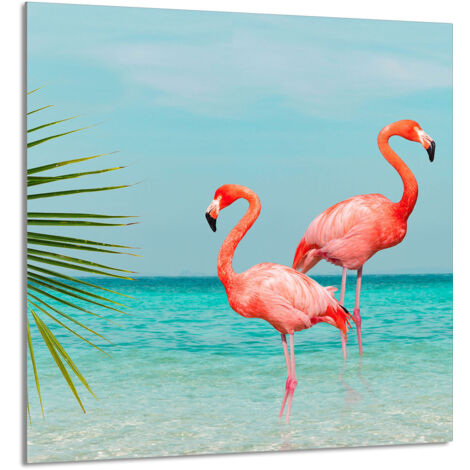 PANEL DE VIDRIO PARA COCINA 60x65 Flamingo
