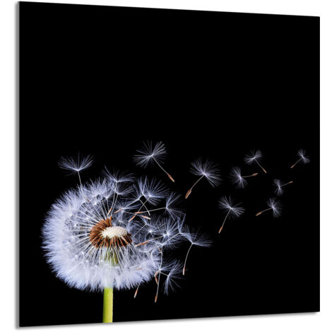 PANEL DE VIDRIO PARA COCINA 60x65 Flor