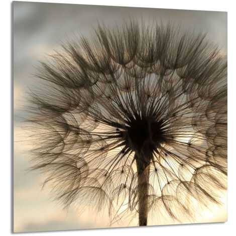 PANEL DE VIDRIO PARA COCINA 60x65 Flor