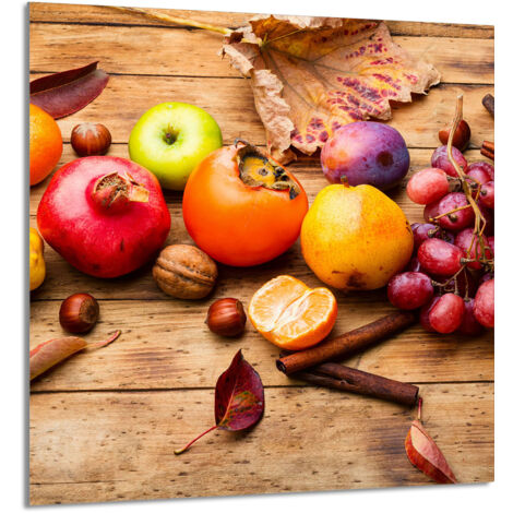 PANEL DE VIDRIO PARA COCINA 60x65 Fruta