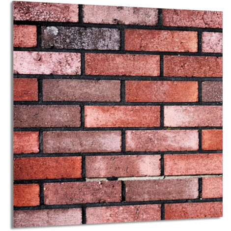 PANEL DE VIDRIO PARA COCINA 60x65 Ladrillo