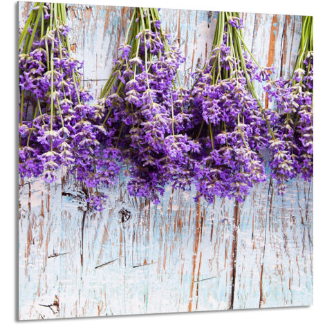 PANEL DE VIDRIO PARA COCINA 60x65 Lavanda
