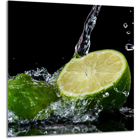 PANEL DE VIDRIO PARA COCINA 60x65 Limón