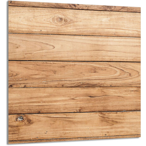 PANEL DE VIDRIO PARA COCINA 60x65 Madera