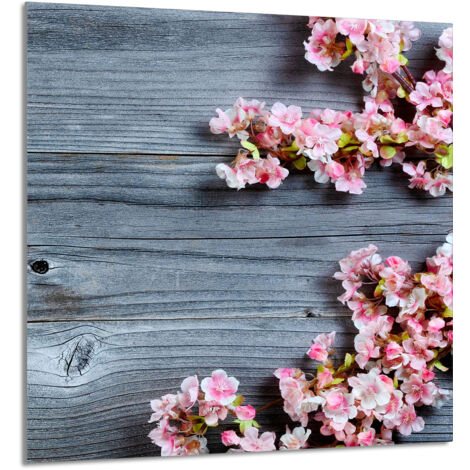 PANEL DE VIDRIO PARA COCINA 60x65 Madera