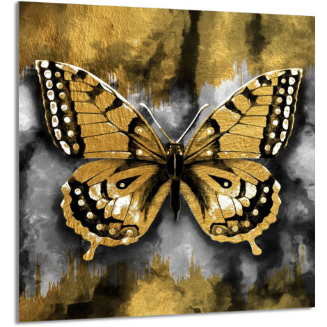 PANEL DE VIDRIO PARA COCINA 60x65 Mariposa