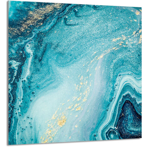 PANEL DE VIDRIO PARA COCINA 60x65 Mármol