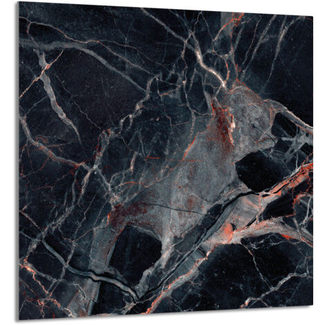 PANEL DE VIDRIO PARA COCINA 60x65 Mármol