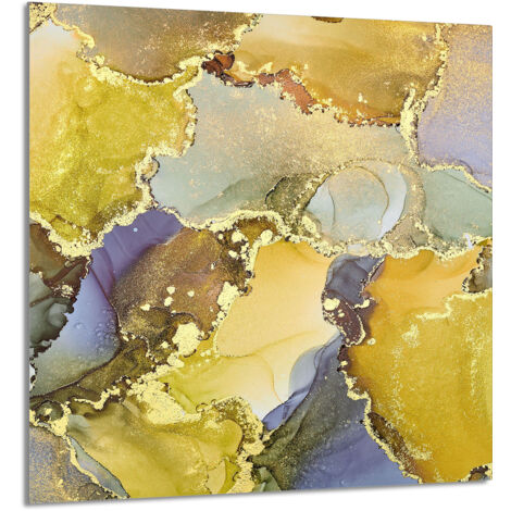 PANEL DE VIDRIO PARA COCINA 60x65 Mármol