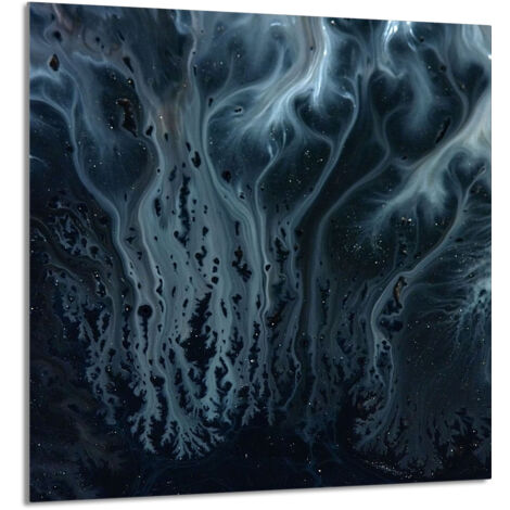 PANEL DE VIDRIO PARA COCINA 60x65 Mármol