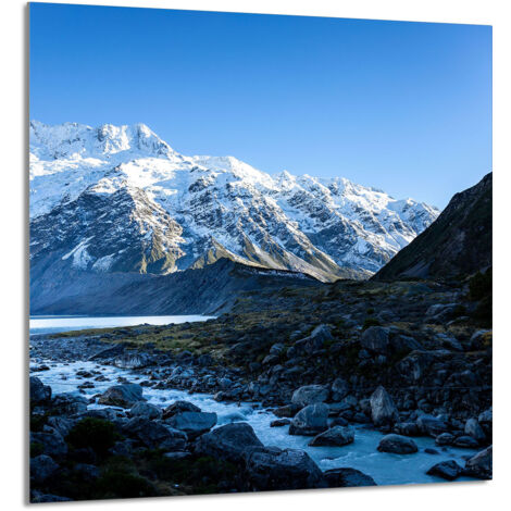 PANEL DE VIDRIO PARA COCINA 60x65 Montañas