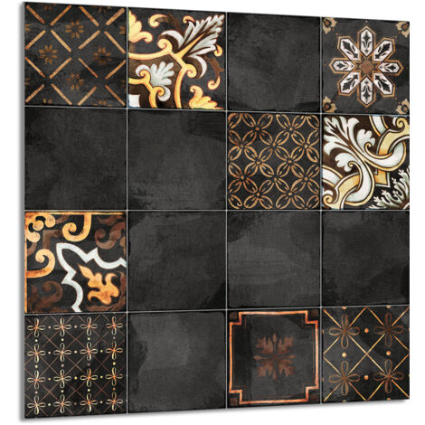 PANEL DE VIDRIO PARA COCINA 60x65 Mosaico