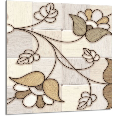 PANEL DE VIDRIO PARA COCINA 60x65 Mosaico