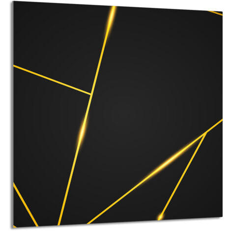 PANEL DE VIDRIO PARA COCINA 60x65 Negro