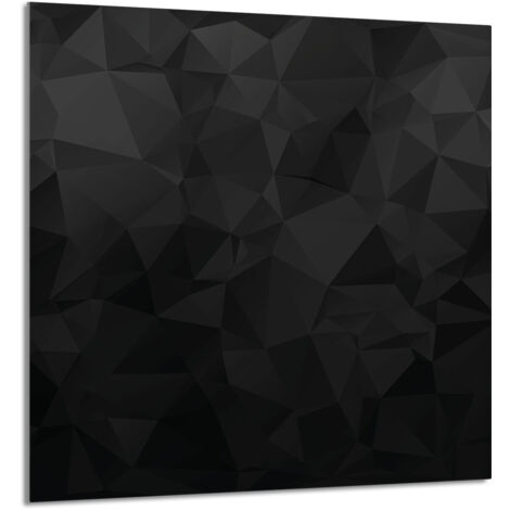 PANEL DE VIDRIO PARA COCINA 60x65 Negro