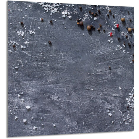 PANEL DE VIDRIO PARA COCINA 60x65 Pizarra
