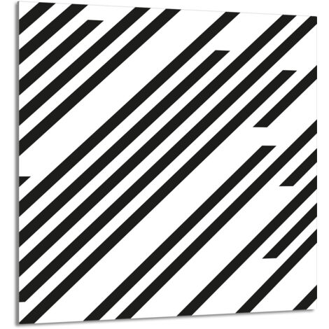 PANEL DE VIDRIO PARA COCINA 60x65 Rayas
