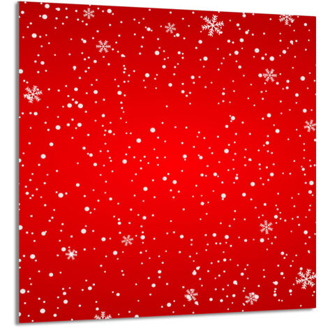 PANEL DE VIDRIO PARA COCINA 60x65 Rojo
