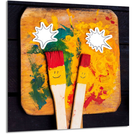 PANEL DE VIDRIO PARA COCINA 60x65 Smile