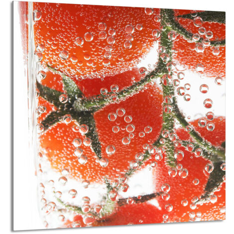 PANEL DE VIDRIO PARA COCINA 60x65 Tomate