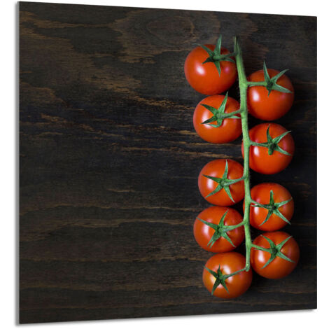 PANEL DE VIDRIO PARA COCINA 60x65 Tomate
