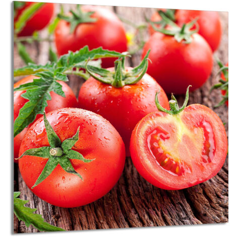 PANEL DE VIDRIO PARA COCINA 60x65 Tomates