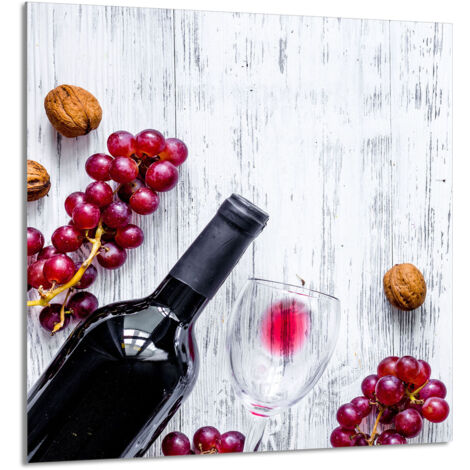 PANEL DE VIDRIO PARA COCINA 60x65 Uva