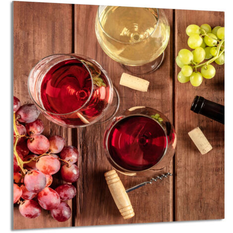 PANEL DE VIDRIO PARA COCINA 60x65 Vino
