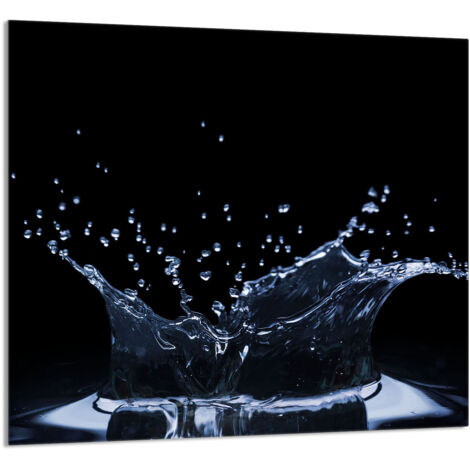 PANEL DE VIDRIO PARA COCINA 65x60 Agua