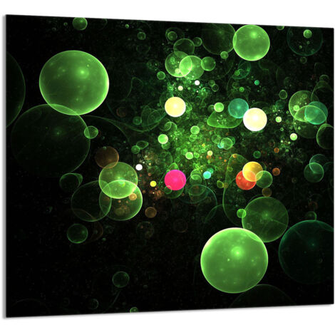 PANEL DE VIDRIO PARA COCINA 65x60 Burbujas