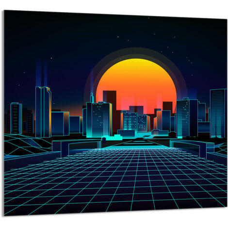 PANEL DE VIDRIO PARA COCINA 65x60 City