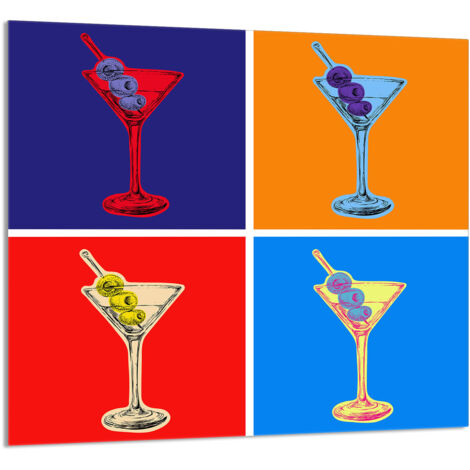 PANEL DE VIDRIO PARA COCINA 65x60 Colorido