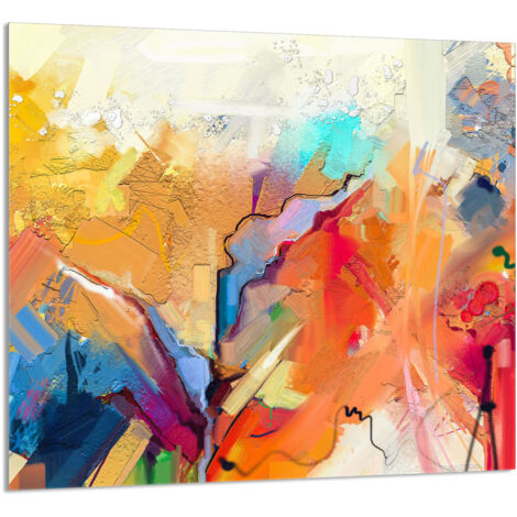 PANEL DE VIDRIO PARA COCINA 65x60 Colorido