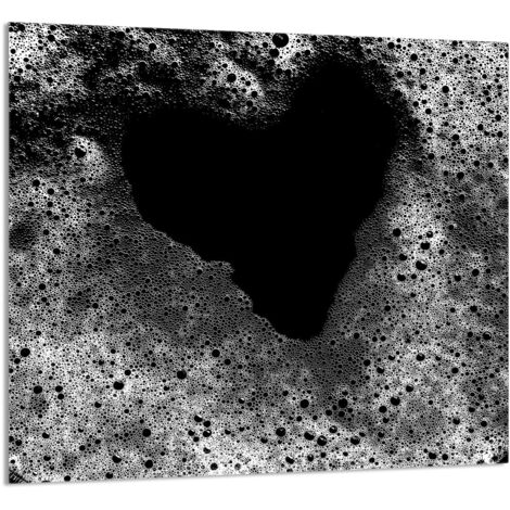 PANEL DE VIDRIO PARA COCINA 65x60 Corazón
