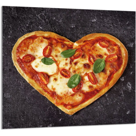 PANEL DE VIDRIO PARA COCINA 65x60 Corazón