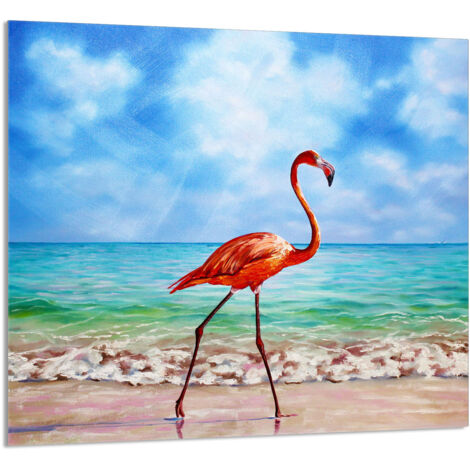 PANEL DE VIDRIO PARA COCINA 65x60 Flamingo