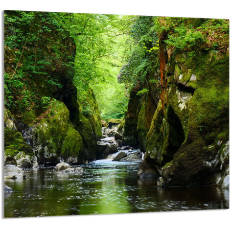 PANEL DE VIDRIO PARA COCINA 65x60 Forest