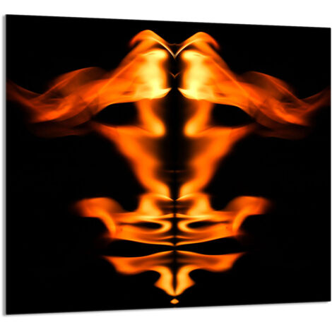 PANEL DE VIDRIO PARA COCINA 65x60 Fuego
