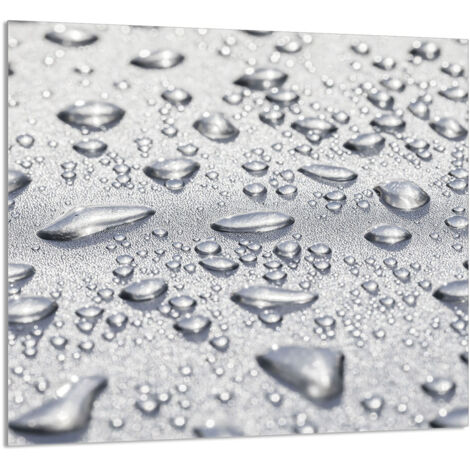 PANEL DE VIDRIO PARA COCINA 65x60 Gotas