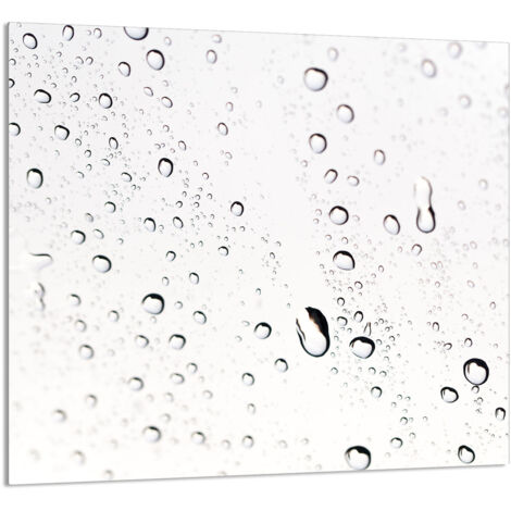 PANEL DE VIDRIO PARA COCINA 65x60 Gotas