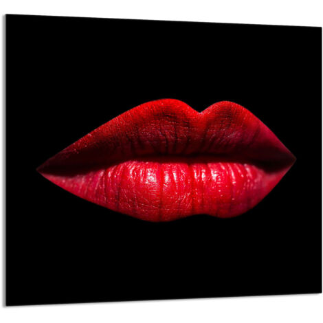 PANEL DE VIDRIO PARA COCINA 65x60 Labios