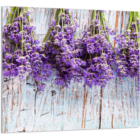 PANEL DE VIDRIO PARA COCINA 65x60 Lavanda