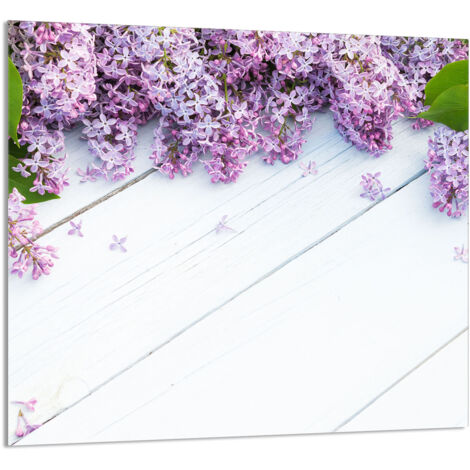 PANEL DE VIDRIO PARA COCINA 65x60 Lila
