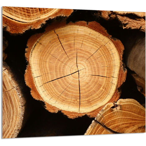PANEL DE VIDRIO PARA COCINA 65x60 Madera