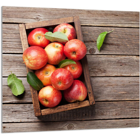 PANEL DE VIDRIO PARA COCINA 65x60 Manzanas
